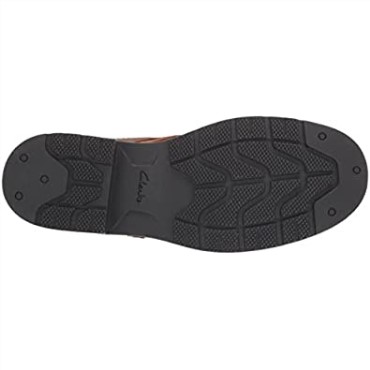Botas Chukka Impermeables De Cuero Marrón Oscuro Para Hombre Clarks Morris Peak