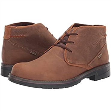 Botas Chukka Impermeables De Cuero Marrón Oscuro Para Hombre Clarks Morris Peak