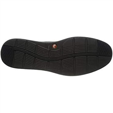 Cuero Marrón Oscuro Clarks Un Abode Eacil Oxford Flat Para Hombre