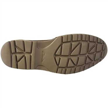 Cuero Marrón Oscuro Clarks Hombres Vargo Plaoxford