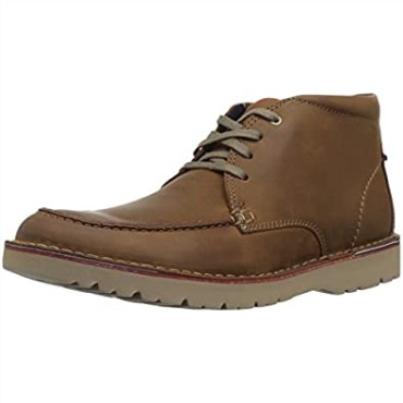 Botines De Cuero Marrón Oscuro Para Hombre Vargo Rise De Clarks