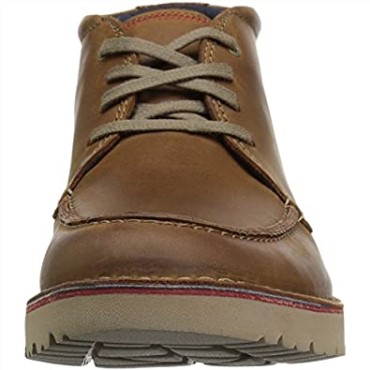 Botines De Cuero Marrón Oscuro Para Hombre Vargo Rise De Clarks