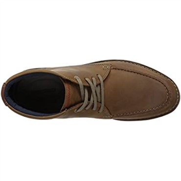 Botines De Cuero Marrón Oscuro Para Hombre Vargo Rise De Clarks