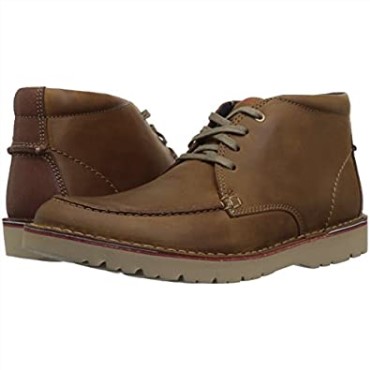 Botines De Cuero Marrón Oscuro Para Hombre Vargo Rise De Clarks