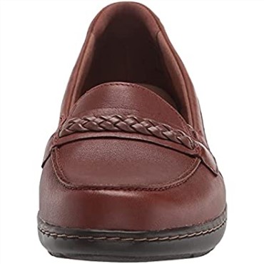 Mocasines Clarks Cora Viola De Piel Marrón Oscuro Para Mujer