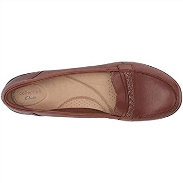 Mocasines Clarks Cora Viola De Piel Marrón Oscuro Para Mujer