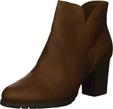 Botas De Moda Para Mujer Verona Trish De Cuero Marrón Oscuro De Clarks