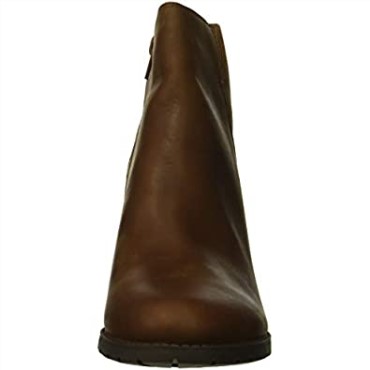 Botas De Moda Para Mujer Verona Trish De Cuero Marrón Oscuro De Clarks