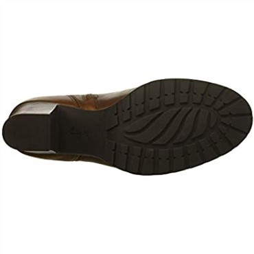Botas De Moda Para Mujer Verona Trish De Cuero Marrón Oscuro De Clarks