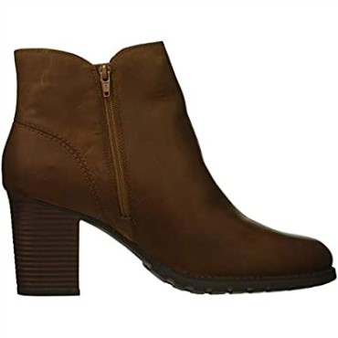 Botas De Moda Para Mujer Verona Trish De Cuero Marrón Oscuro De Clarks