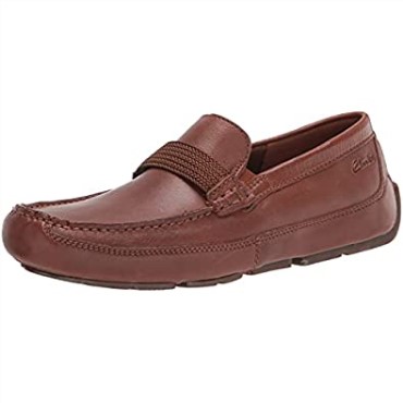 Mocasines Clarks De Cuero Marrón Oscuro Para Hombre Markman Brace