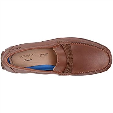 Mocasines Clarks De Cuero Marrón Oscuro Para Hombre Markman Brace