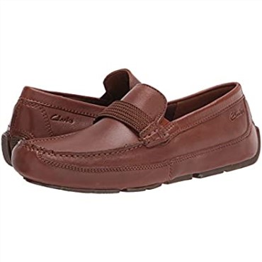 Mocasines Clarks De Cuero Marrón Oscuro Para Hombre Markman Brace