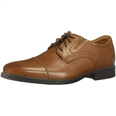 Gorra Whiddon Para Hombre De Cuero Marrón Oscuro Oxford Clarks