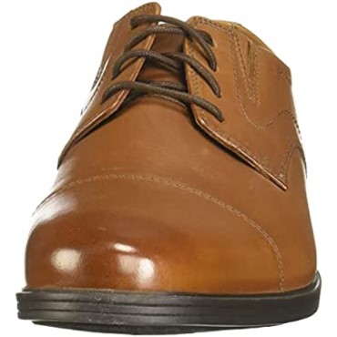 Gorra Whiddon Para Hombre De Cuero Marrón Oscuro Oxford Clarks