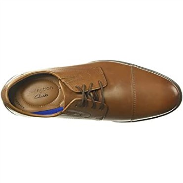 Gorra Whiddon Para Hombre De Cuero Marrón Oscuro Oxford Clarks