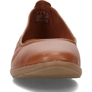 Bailarinas De Mujer Jenette Easy De Cuero Tostado Oscuro Clarks