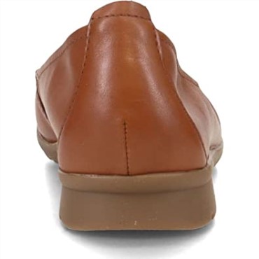 Bailarinas De Mujer Jenette Easy De Cuero Tostado Oscuro Clarks