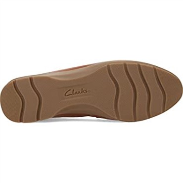 Bailarinas De Mujer Jenette Easy De Cuero Tostado Oscuro Clarks