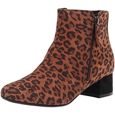 Botines Clarks Marilyn Beth De Ante De Leopardo Marrón Oscuro Para Mujer