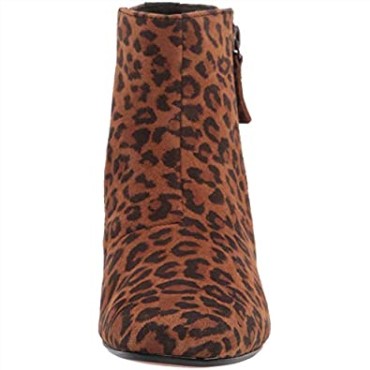 Botines Clarks Marilyn Beth De Ante De Leopardo Marrón Oscuro Para Mujer
