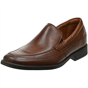 Mocasines Sin Cordones Tilden Para Hombre Marrón Oscuro Clarks