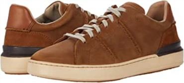 Bronceado Oscuro Aceitoso Clarks Court Lite Lo