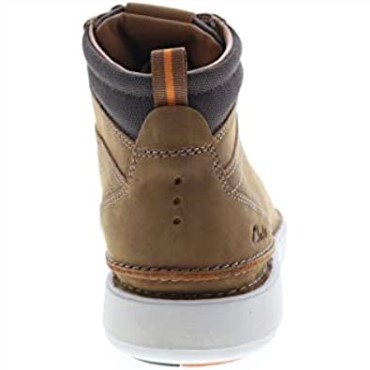 Cuero Aceitoso Bronceado Oscuro Clarks Larvik Mid