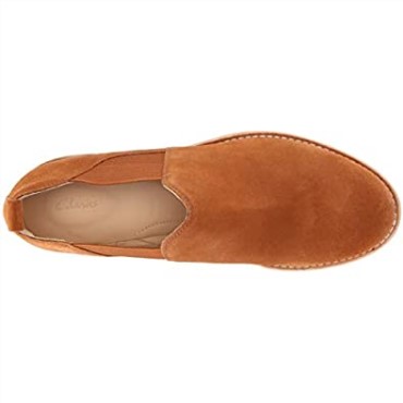 Botas De Moda Para Mujer Edenvale Page De Clarks En Ante Marrón Oscuro