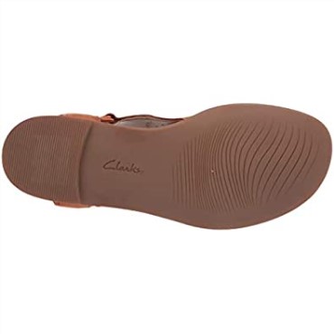 Sandalias Planas Reyna Swirl Para Mujer En Ante Marrón Oscuro De Clarks