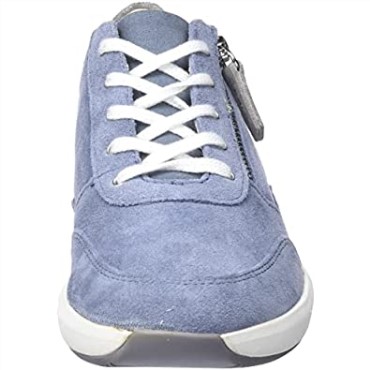 Zapatilla De Mujer Sde Clarks Un Rio Con Cremallera Azul Vaquero