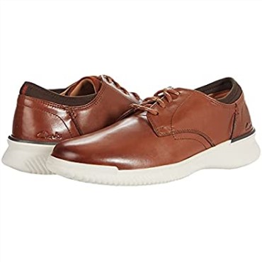 Clarks Donaway De Cuero Marrón Oscuro Liso