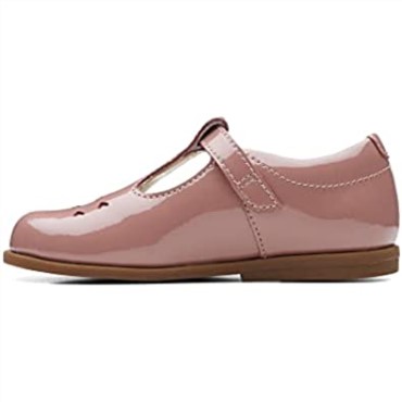 Zapatos De Cuero Para Niños Pequeños Draw Play Rosa Clarks