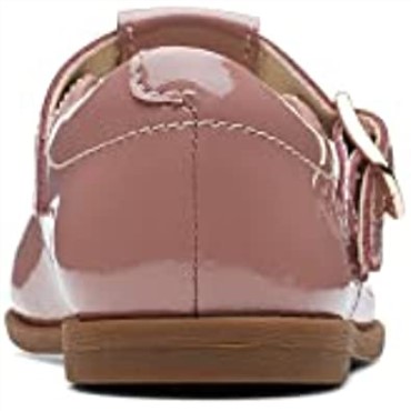 Zapatos De Cuero Para Niños Pequeños Draw Play Rosa Clarks