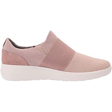 Zapatilla De Mujer Clarks Kayleigh Band Combi Textil Rosa Empolvado