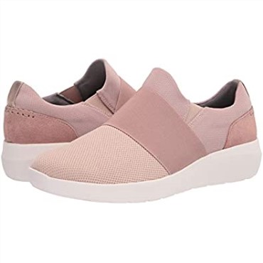 Zapatilla De Mujer Clarks Kayleigh Band Combi Textil Rosa Empolvado