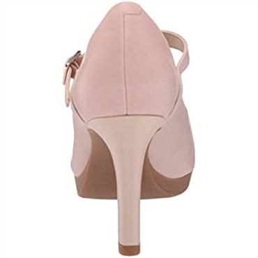 Zapatos De Salón Con Brillo Ambyr De Piel Rosa Polvorienta Para Mujer Clarks