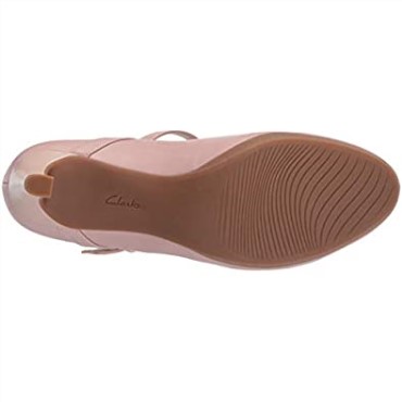 Zapatos De Salón Con Brillo Ambyr De Piel Rosa Polvorienta Para Mujer Clarks