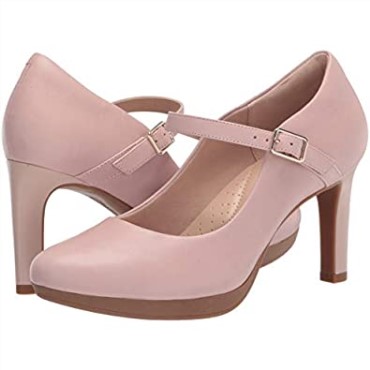 Zapatos De Salón Con Brillo Ambyr De Piel Rosa Polvorienta Para Mujer Clarks