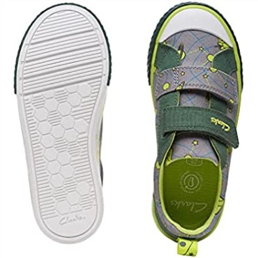 Foxing Lo Kid Textil Lienzo Gris Clarks