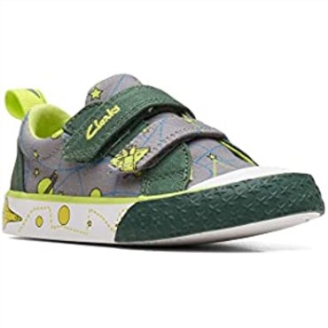 Foxing Lo Niño Pequeño Textil Lienzo Clarks Rey
