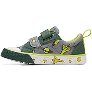 Foxing Lo Niño Pequeño Textil Lienzo Gris Clarks