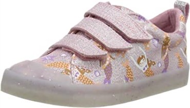 Zapatillas Bajas Con Estampado Foxing De K Clarks Para Niñas