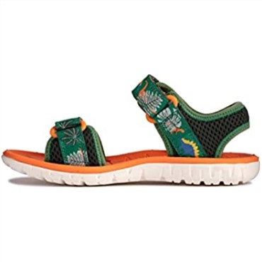 G Ancho Verde Combi Sandalias Clarks Surfing Tide Kid Textil Verde Combi