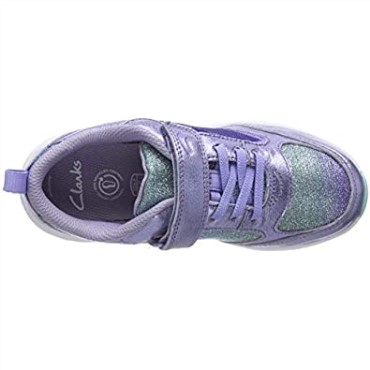 Zapatilla Niña Aeon Flex K Clarks Piel Lila