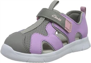 Sandalia Niña Ath Surf T Sintético Lila Clarks