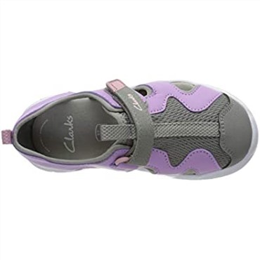 Sandalia Niña Ath Surf T Sintético Lila Clarks