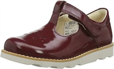 Corona De Niña Wish T Bailarina Plana Clarks Merlot