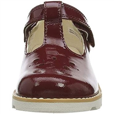 Corona De Niña Wish T Bailarina Plana Clarks Merlot