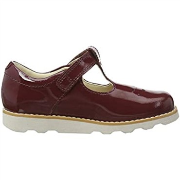 Corona De Niña Wish T Bailarina Plana Clarks Merlot